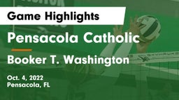 Pensacola Catholic  vs Booker T. Washington  Game Highlights - Oct. 4, 2022