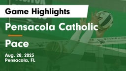 Pensacola Catholic  vs Pace  Game Highlights - Aug. 28, 2023