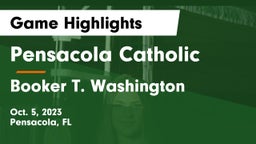 Pensacola Catholic  vs Booker T. Washington  Game Highlights - Oct. 5, 2023