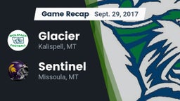 Recap: Glacier  vs. Sentinel  2017