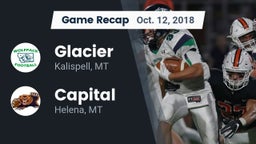 Recap: Glacier  vs. Capital  2018