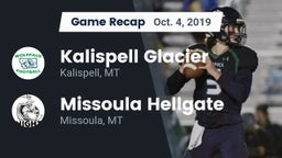Recap: Kalispell Glacier  vs. Missoula Hellgate  2019