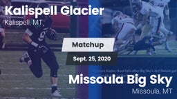 Matchup: Glacier  vs. Missoula Big Sky  2020