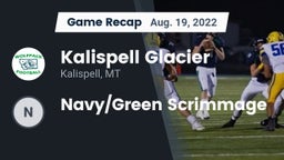 Recap: Kalispell Glacier  vs. Navy/Green Scrimmage 2022
