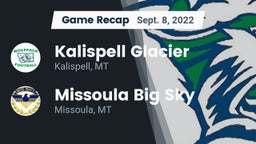 Recap: Kalispell Glacier  vs. Missoula Big Sky  2022