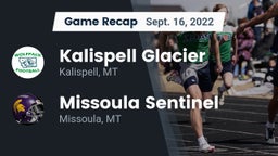 Recap: Kalispell Glacier  vs. Missoula Sentinel  2022