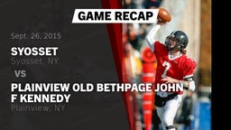 Recap: Syosset  vs. Plainview Old Bethpage John F Kennedy  2015