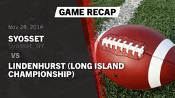 Recap: Syosset  vs. Lindenhurst (Long Island Championship) 2014