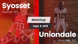 Matchup: Syosset  vs. Uniondale  2018
