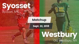 Matchup: Syosset  vs. Westbury  2018