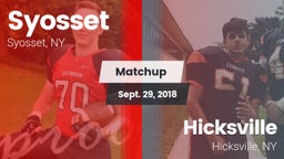 Matchup: Syosset  vs. Hicksville  2018