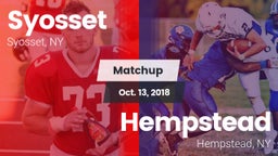 Matchup: Syosset  vs. Hempstead  2018