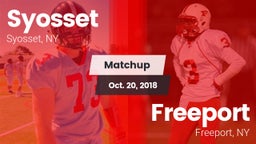 Matchup: Syosset  vs. Freeport  2018