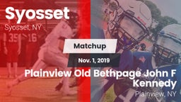 Matchup: Syosset  vs. Plainview Old Bethpage John F Kennedy  2019
