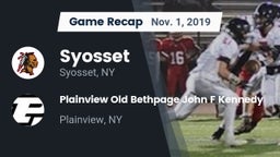 Recap: Syosset  vs. Plainview Old Bethpage John F Kennedy  2019