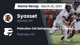 Recap: Syosset  vs. Plainview Old Bethpage John F Kennedy  2021