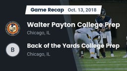 Recap: Walter Payton College Prep vs. Back of the Yards College Prep 2018