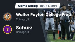 Recap: Walter Payton College Prep vs. Schurz  2019