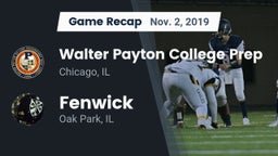 Recap: Walter Payton College Prep vs. Fenwick  2019
