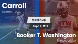 Matchup: Carroll  vs. Booker T. Washington  2019