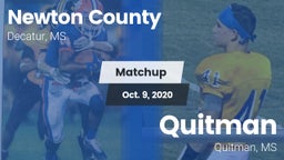 Matchup: Newton County High vs. Quitman  2020