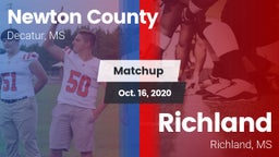 Matchup: Newton County High vs. Richland  2020