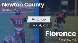 Matchup: Newton County High vs. Florence  2020