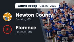 Recap: Newton County  vs. Florence  2020