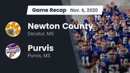 Recap: Newton County  vs. Purvis  2020