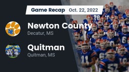 Recap: Newton County  vs. Quitman  2022