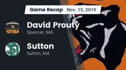 Recap: David Prouty  vs. Sutton  2019