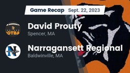 Recap: David Prouty  vs. Narragansett Regional  2023