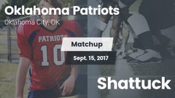 Matchup: Oklahoma Patriots vs. Shattuck 2017