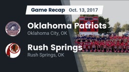 Recap: Oklahoma Patriots vs. Rush Springs  2017