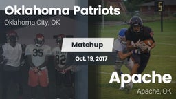 Matchup: Oklahoma Patriots vs. Apache  2017
