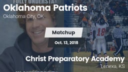 Matchup: Oklahoma Patriots vs. Christ Preparatory Academy 2018