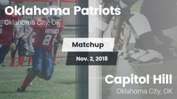 Matchup: Oklahoma Patriots vs. Capitol Hill  2018