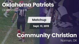 Matchup: Oklahoma Patriots vs. Community Christian  2019