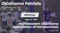 Matchup: Oklahoma Patriots vs. Northeastern Oklahoma Association of Homeschools 2019