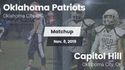 Matchup: Oklahoma Patriots vs. Capitol Hill  2019