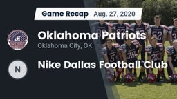 Recap: Oklahoma Patriots vs. Nike Dallas Football Club 2020