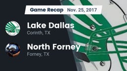 Recap: Lake Dallas  vs. North Forney  2017