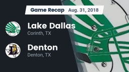 Recap: Lake Dallas  vs. Denton  2018