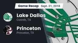 Recap: Lake Dallas  vs. Princeton  2018