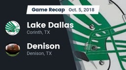 Recap: Lake Dallas  vs. Denison  2018