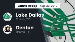Recap: Lake Dallas  vs. Denton  2019