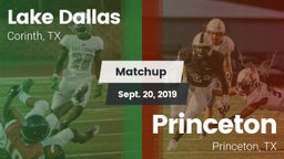 Matchup: Lake Dallas High vs. Princeton  2019