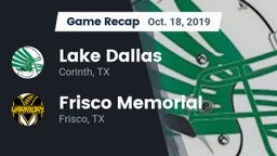 Recap: Lake Dallas  vs. Frisco Memorial  2019