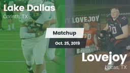 Matchup: Lake Dallas High vs. Lovejoy  2019