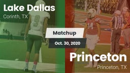 Matchup: Lake Dallas High vs. Princeton  2020